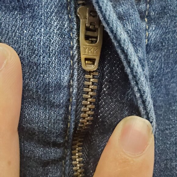 Lands End Jeans Women’s Size 18 Petite Blue Straight Leg Fit 2 Stretch Denim - Picture 11 of 13